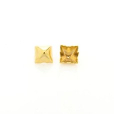 Spike Rebite Ouro Flash 06x06 mm 5  unidades
