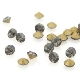 Strass Chinês SS8 Black Dimond 10 unidades Strass Chinês SS8 Black Dimond 10 unidades