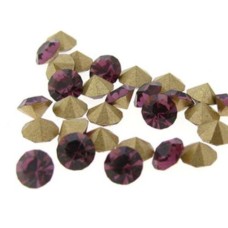 Strass Oktant Premium SS10 Amethyst 10 unidades