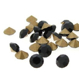 Strass Oktant Premium SS12 Jet 10 unidades Strass Oktant Premium SS12 Jet 10 unidades