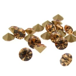 Strass Oktant Premium SS8.5 Topaz 10 unidades