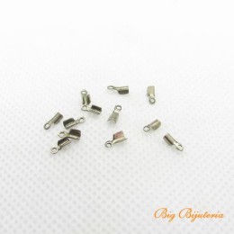 Terminal 05x02 mm níquel velho em ferro 10 unidades