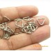Triangulo níquel 07 mm latão 10 g aprox. 40 unidades