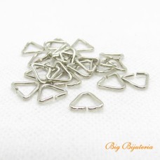 Triangulo níquel 07 mm latão 10 g aprox. 40 unidades