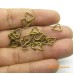 Triangulo ouro velho 07 mm latão 10 g aprox. 40 unidades
