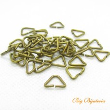 Triangulo ouro velho 07 mm latão 10 g aprox. 40 unidades