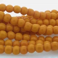 Bola 05 mm Laranja Vidro Fio com aprox. 43 unidades